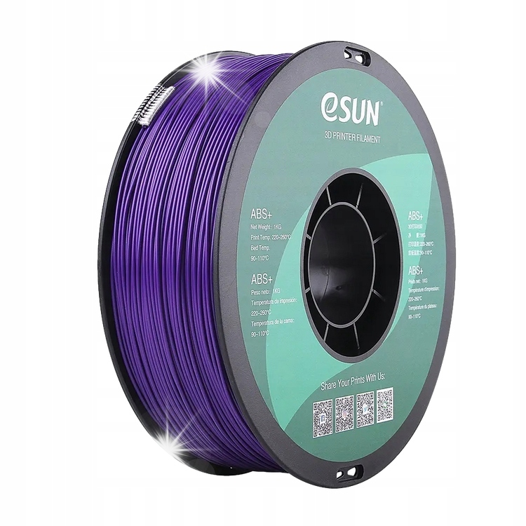 Filament eSUN ABS Plus Fioletowy (PURPLE)