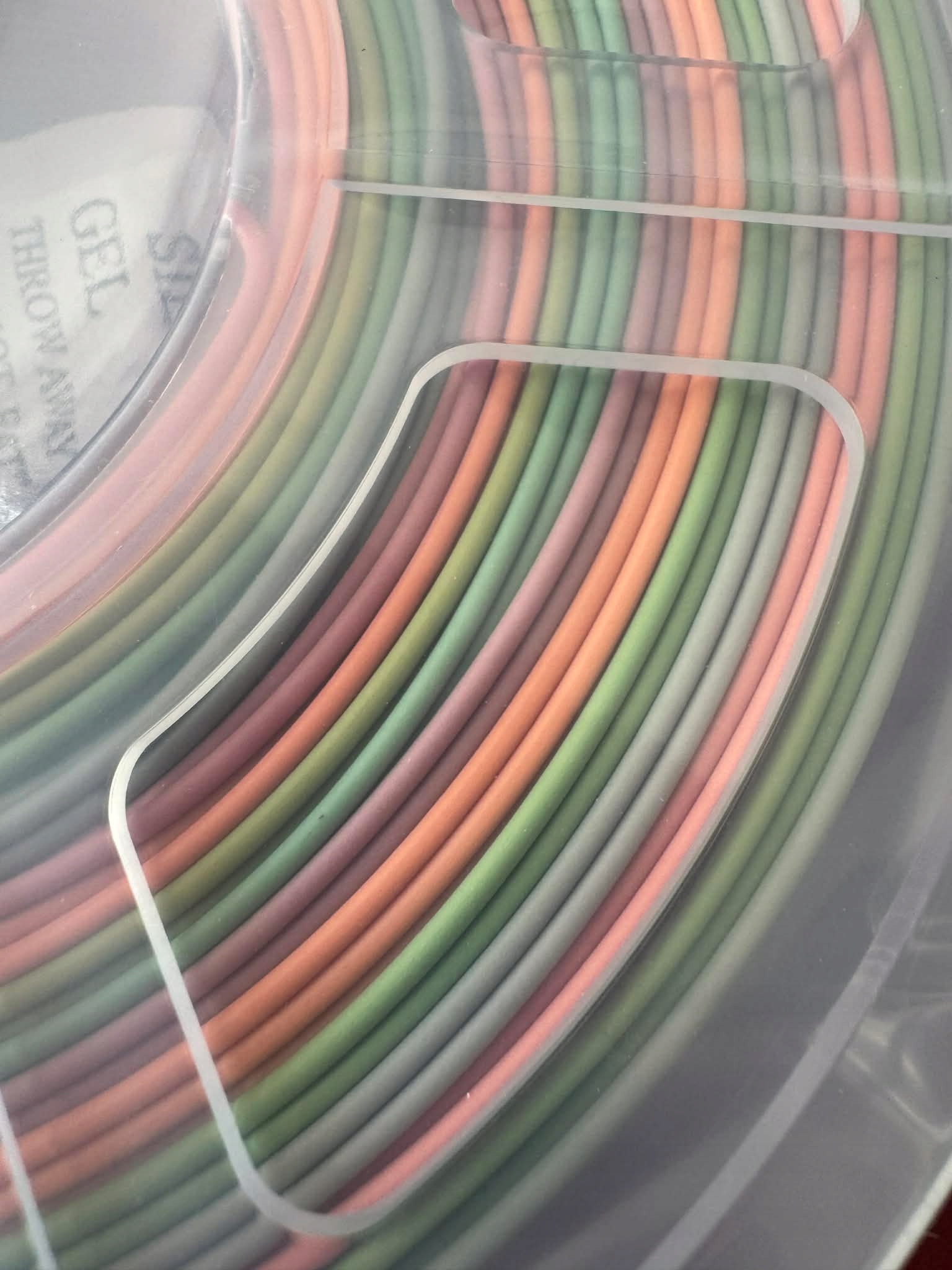 Filament SUNLU PLA Plus  Tęczowy Jedwabny (RAINBOW SILK)