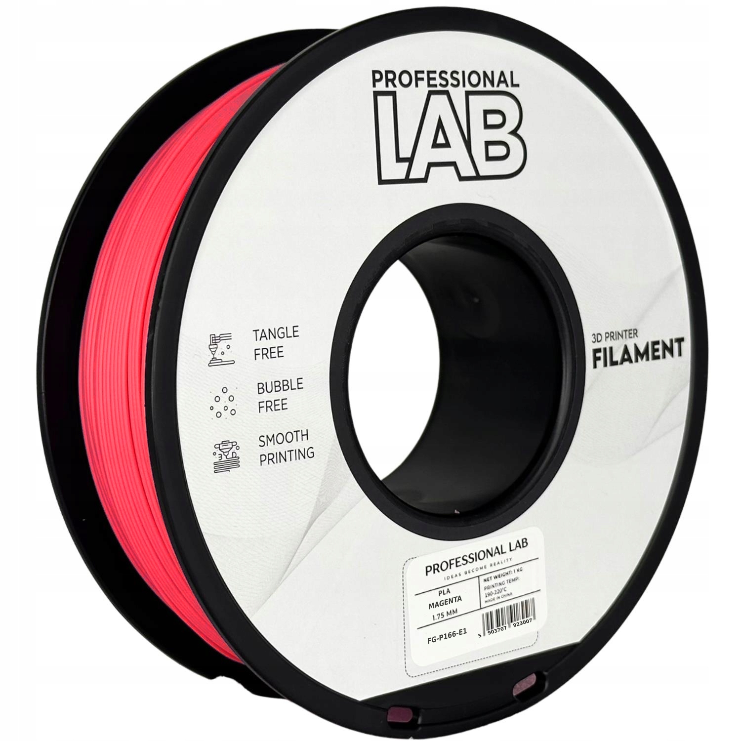 Filament null PLA Różowy (PINK)