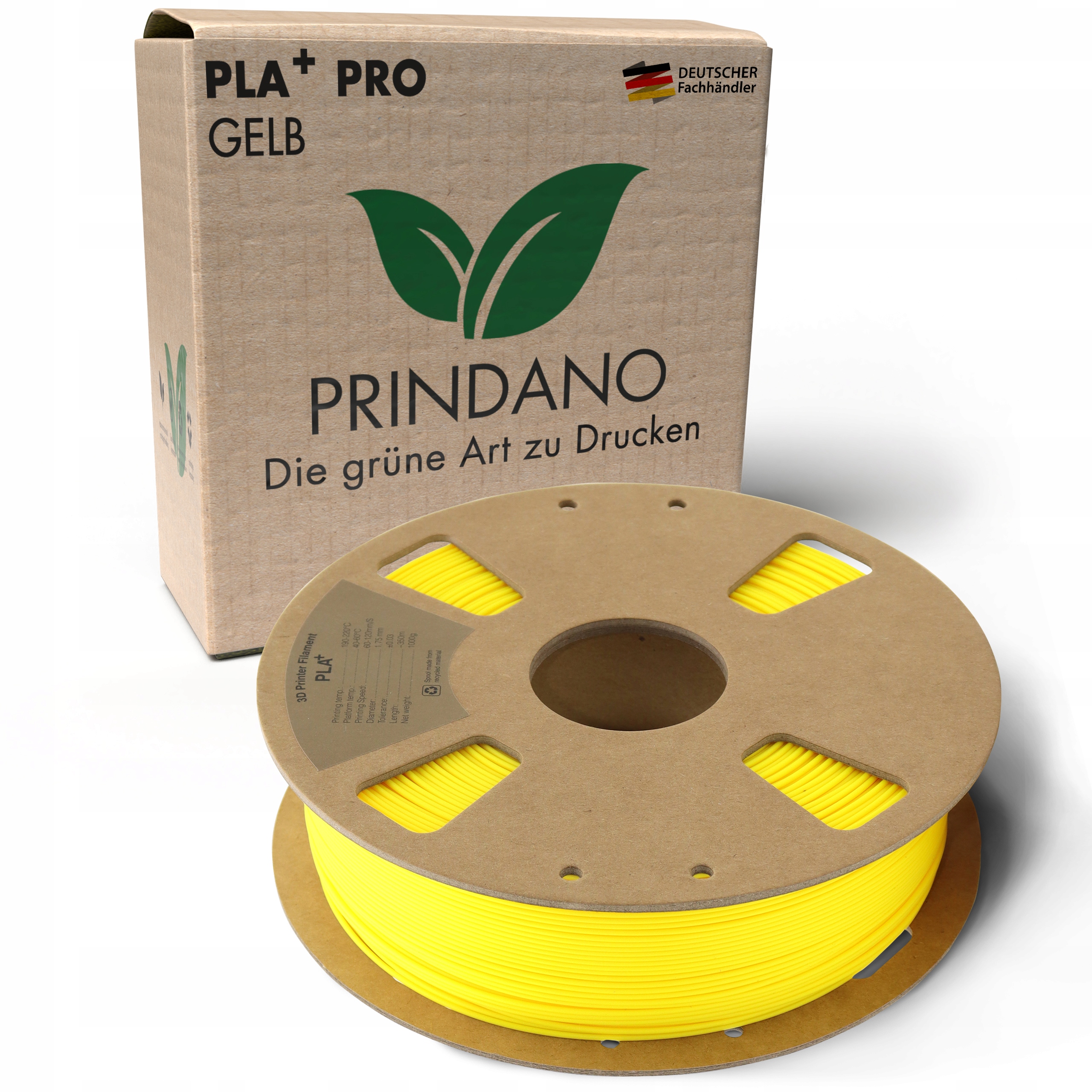 Filament Prindano PLA Plus Żółty (YELLOW)