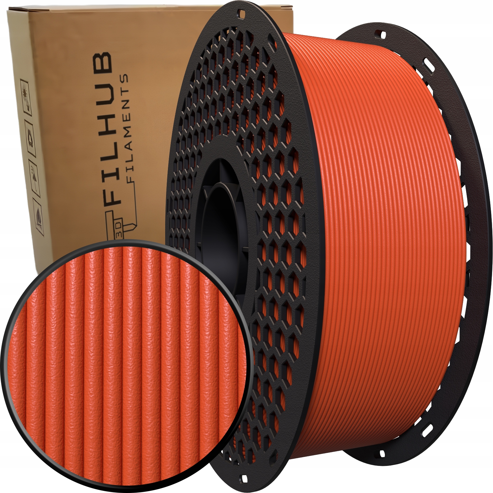 Filament null ABS Plus Pomarańczowy Matowy (ORANGE MATTE)