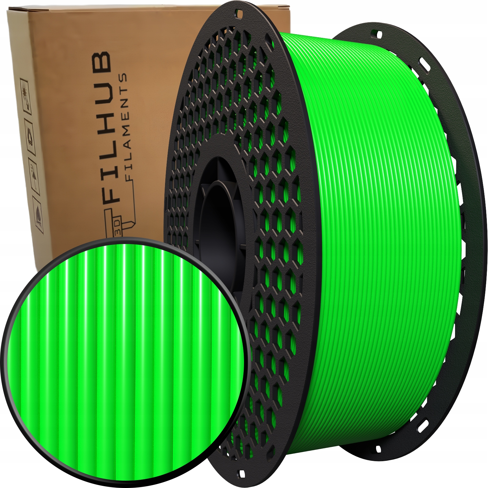 Filament FilHub PETG Zielony (GREEN)