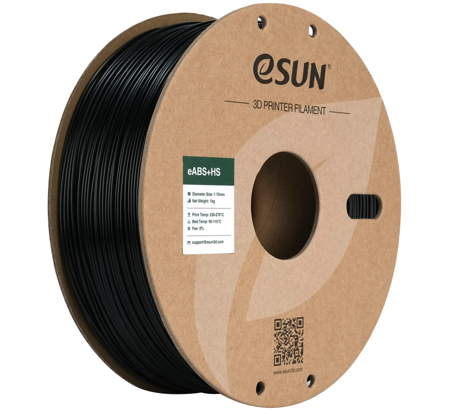 Filament eSUN ABS Czarny (BLACK)
