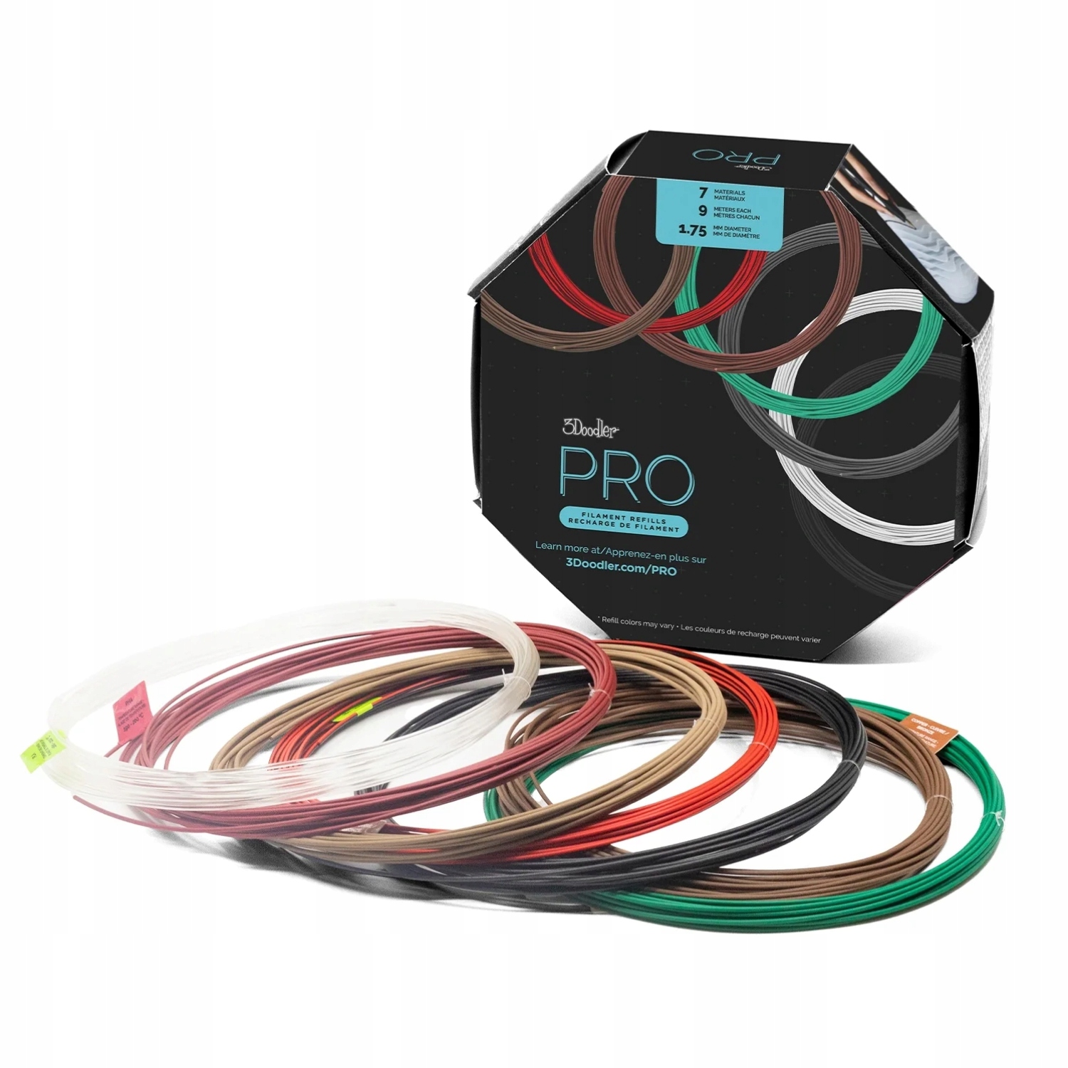 Filament 3Doodler inny  Tęczowy (RAINBOW)