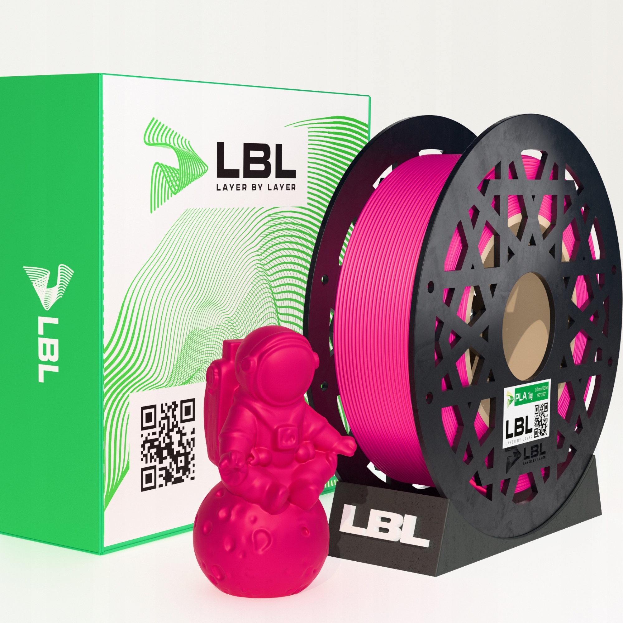 Filament null PLA Różowy (PINK)