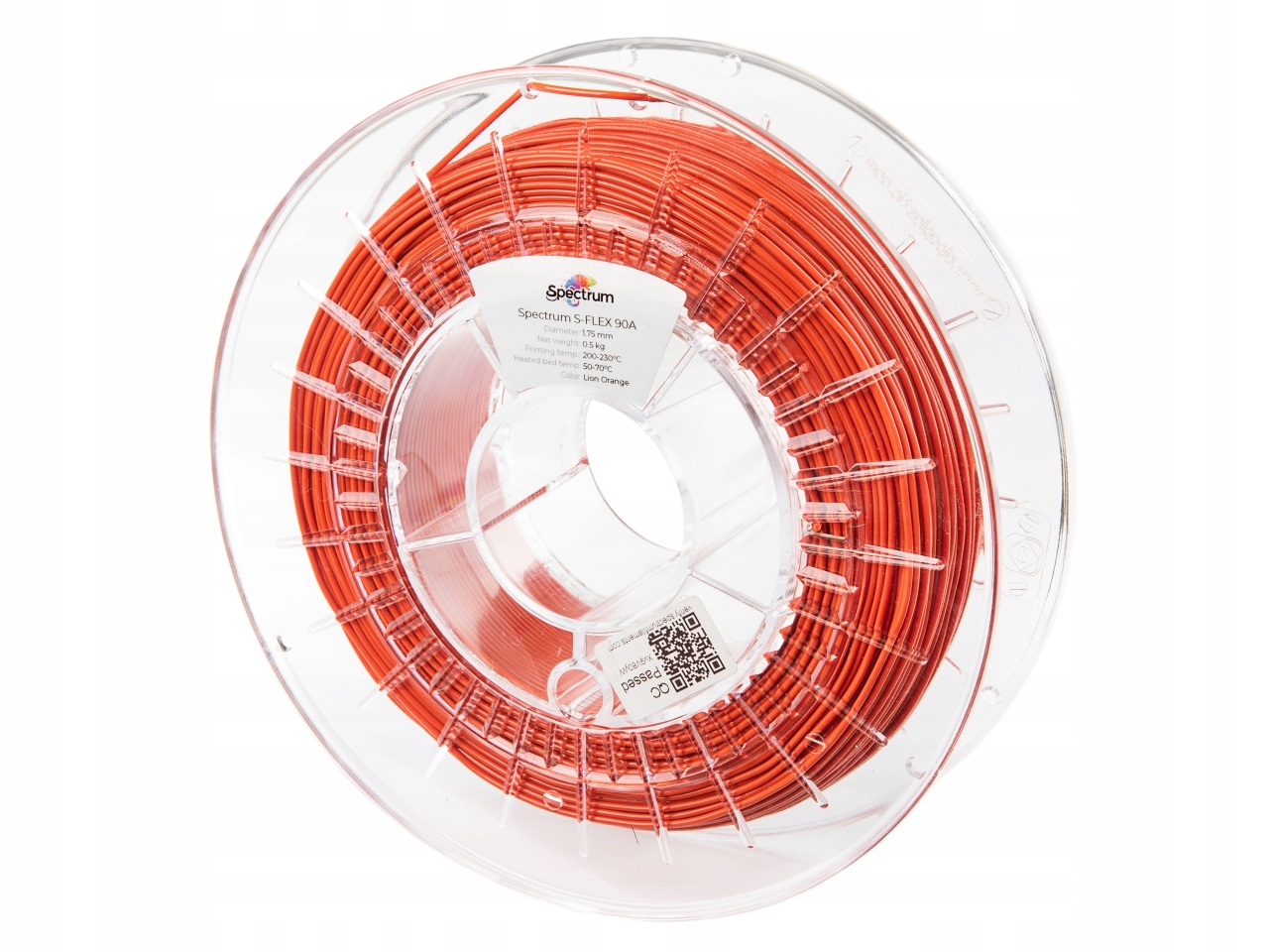 Filament Spectrum TPU Pomarańczowy (ORANGE)