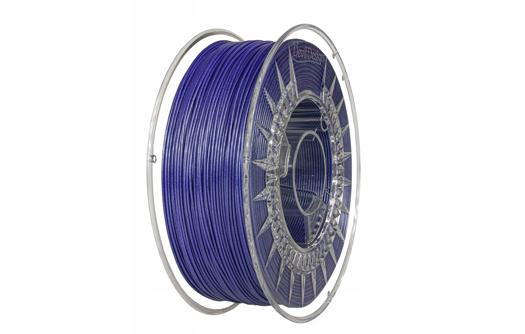 Filament DEVIL DESIGN PETG Fioletowy Przezroczysty (PURPLE TRANSPARENT)