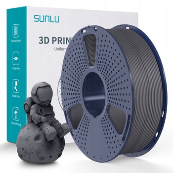 Filament SUNLU PLA Szary Matowy (GRAY MATTE)