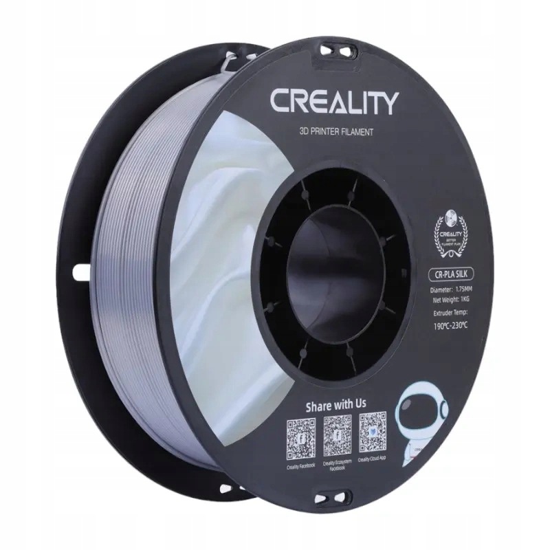 Filament Creality PLA Srebrny Jedwabny (SILVER SILK)