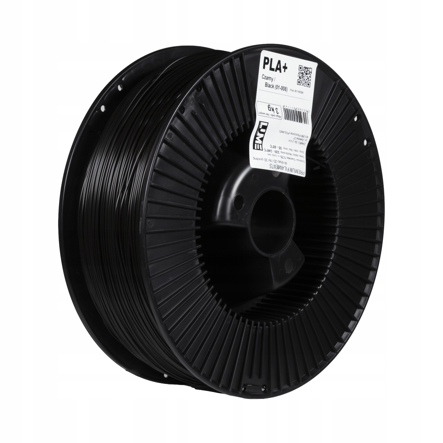 Filament LUME PLA Plus Czarny (BLACK)