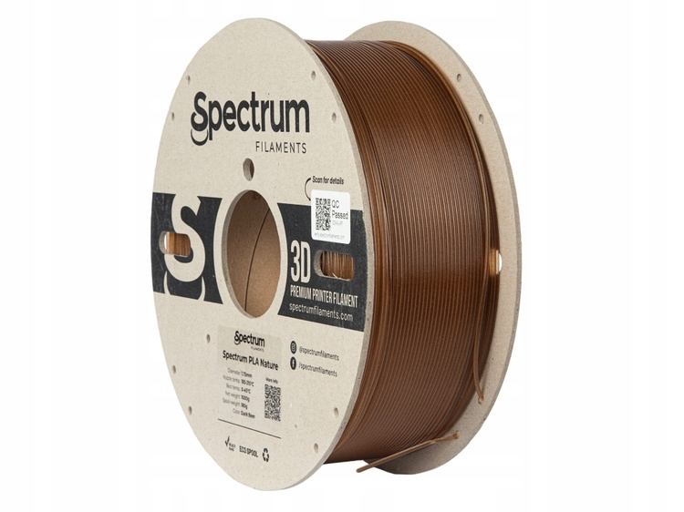 Filament Spectrum PLA Brązowy (BROWN)