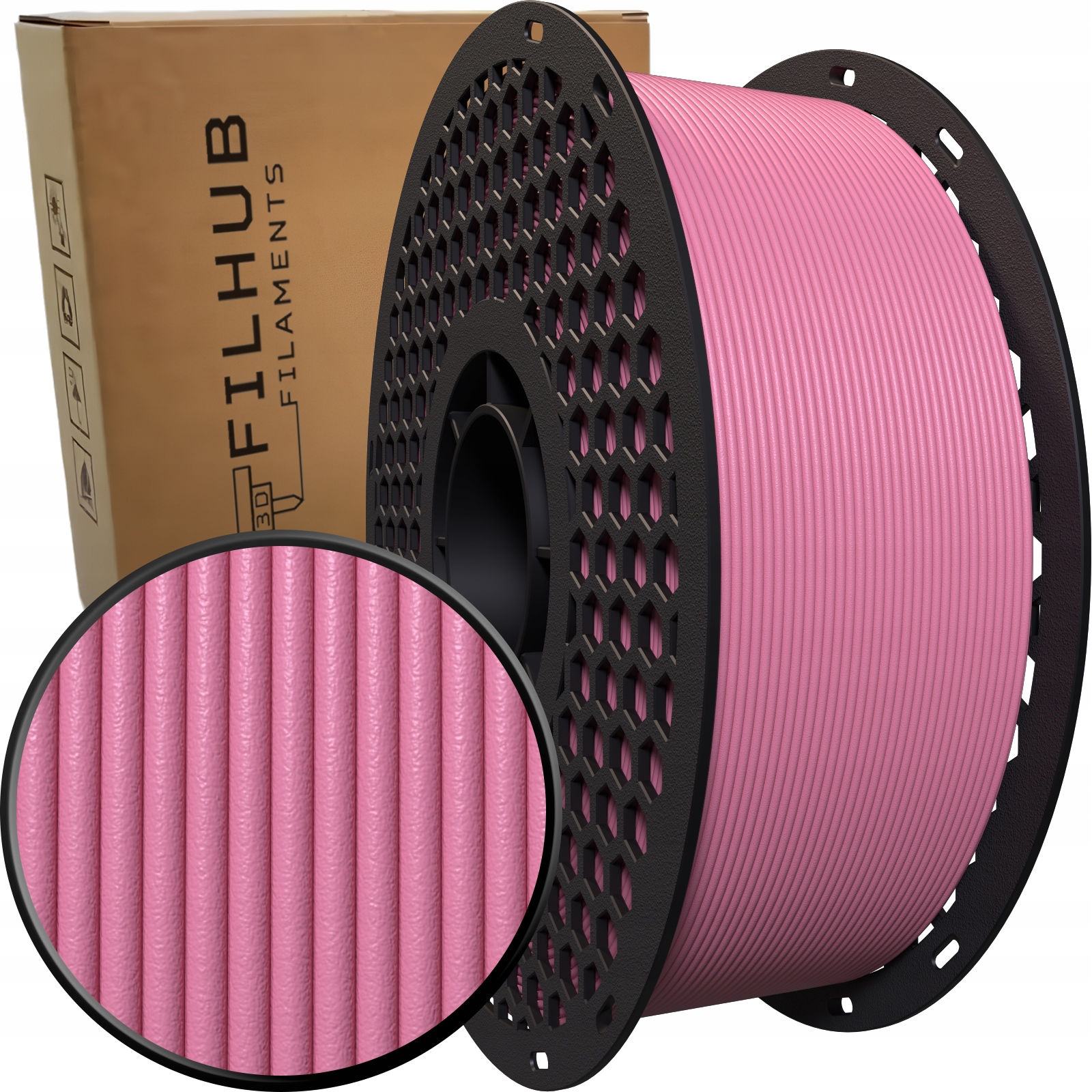 Filament null ABS Plus Różowy Matowy (PINK MATTE)