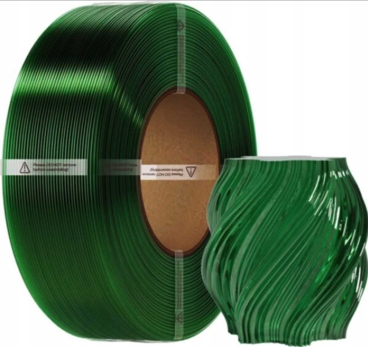 Filament Creality PETG Zielony Przezroczysty (GREEN TRANSPARENT)