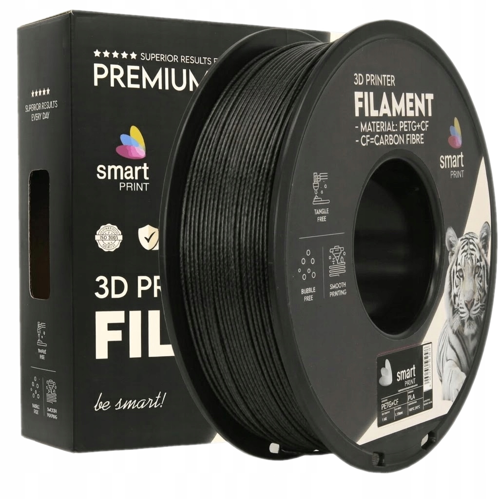 Filament Imagine PETG-CF Plus Czarny (BLACK)