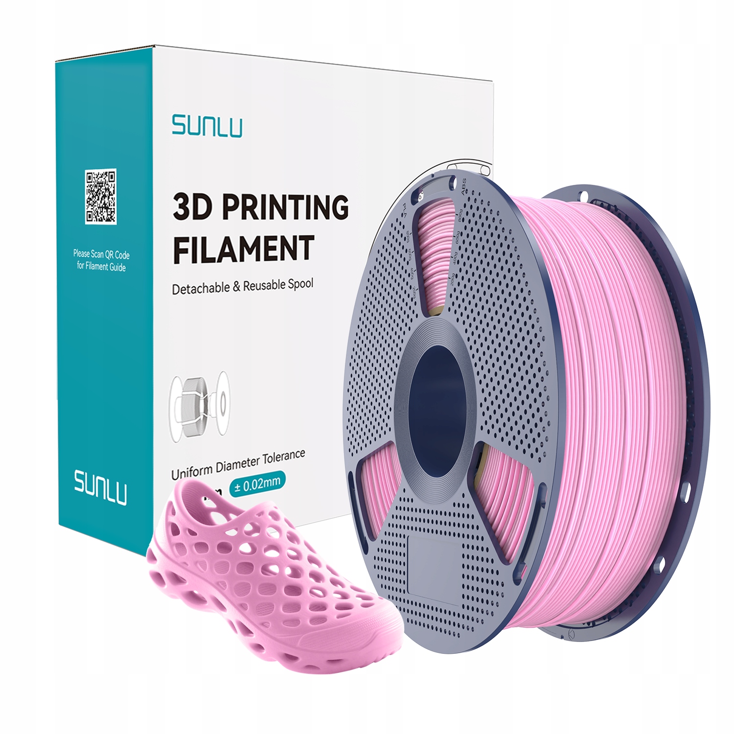 Filament SUNLU TPU Różowy (PINK)