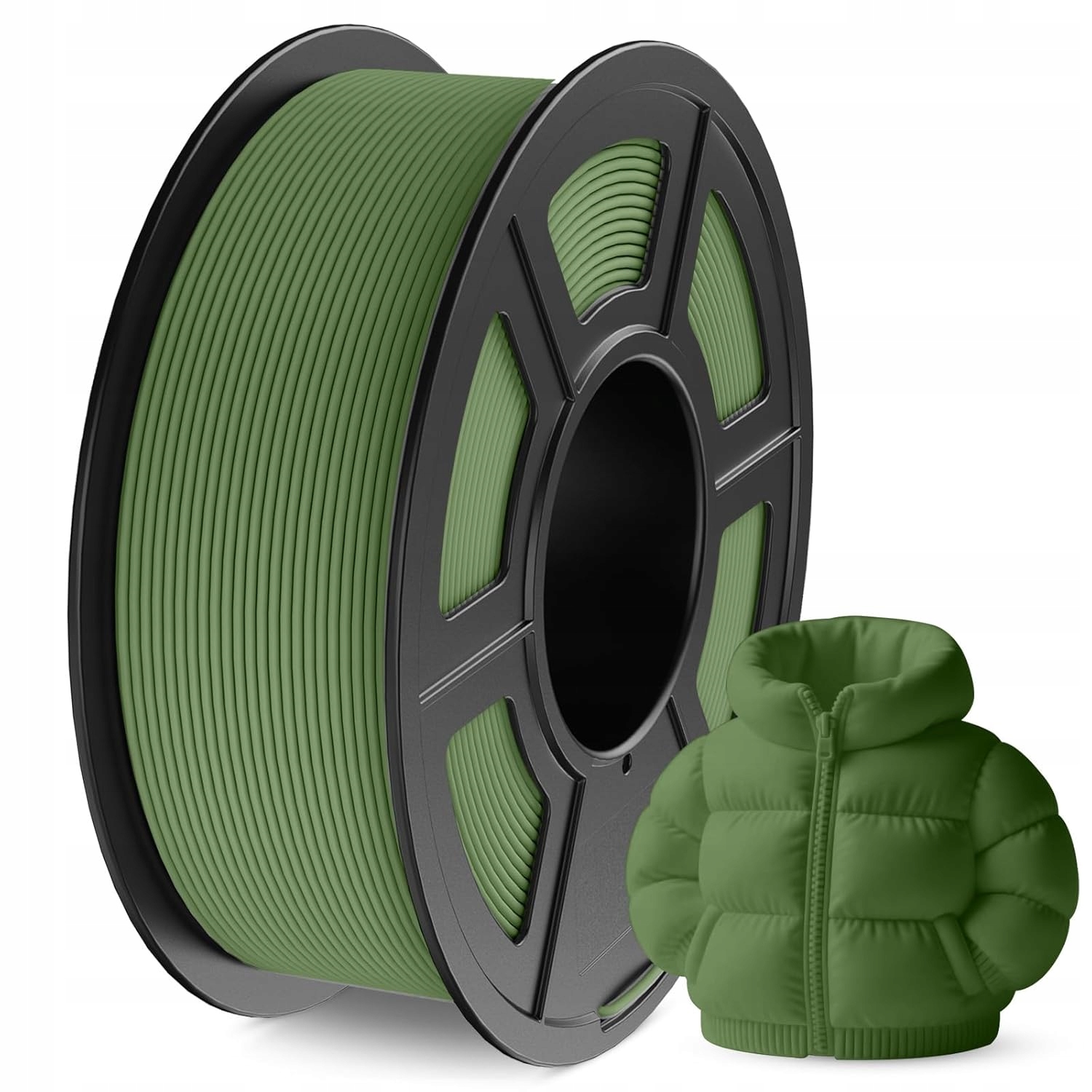 Filament null PLA Plus Zielony Matowy (GREEN MATTE)