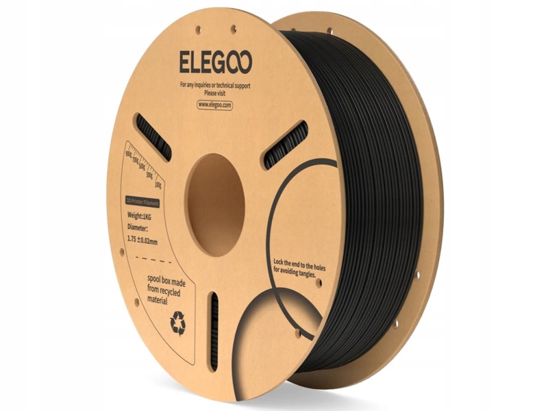 Filament Elegoo PLA Czarny (BLACK)