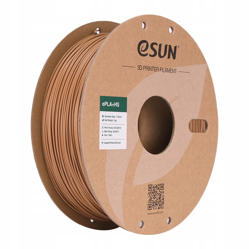 Filament eSUN PLA Plus High-Speed Brązowy (BROWN)