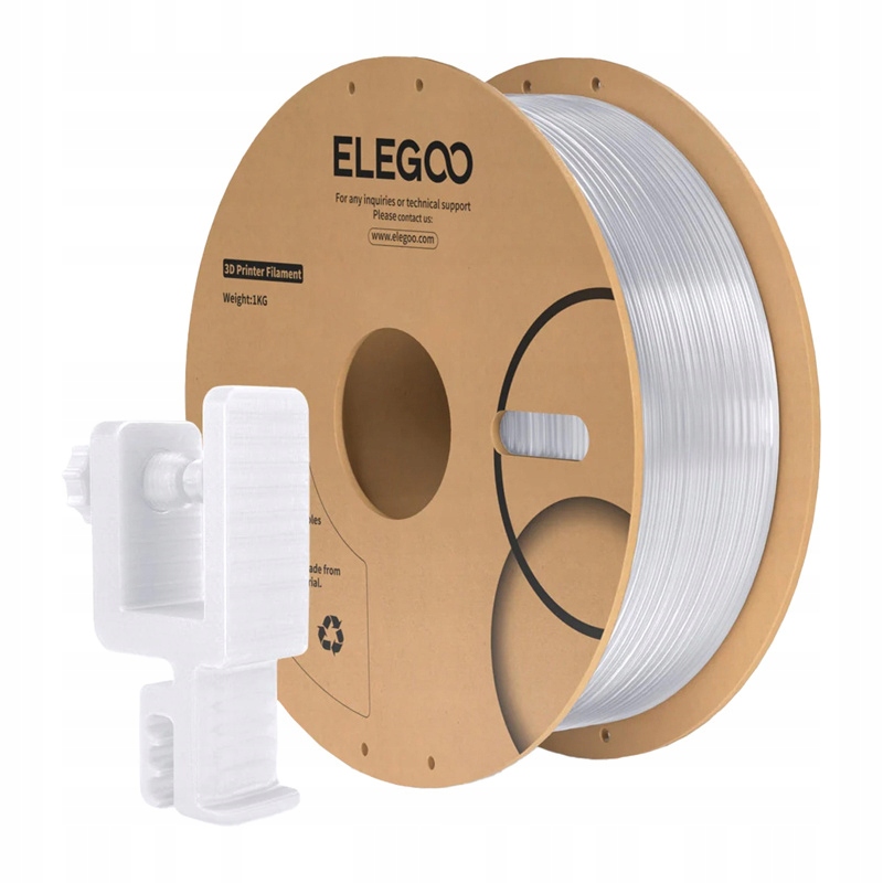 Filament Elegoo NYLON (PA) Naturalny Przezroczysty (NATURAL TRANSPARENT)