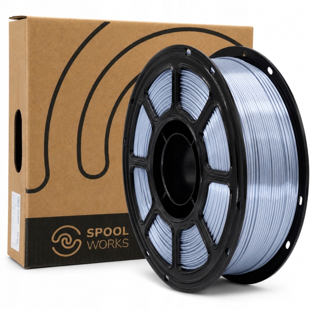 Filament SpoolWorks PLA-LW Srebrny Jedwabny (SILVER SILK)