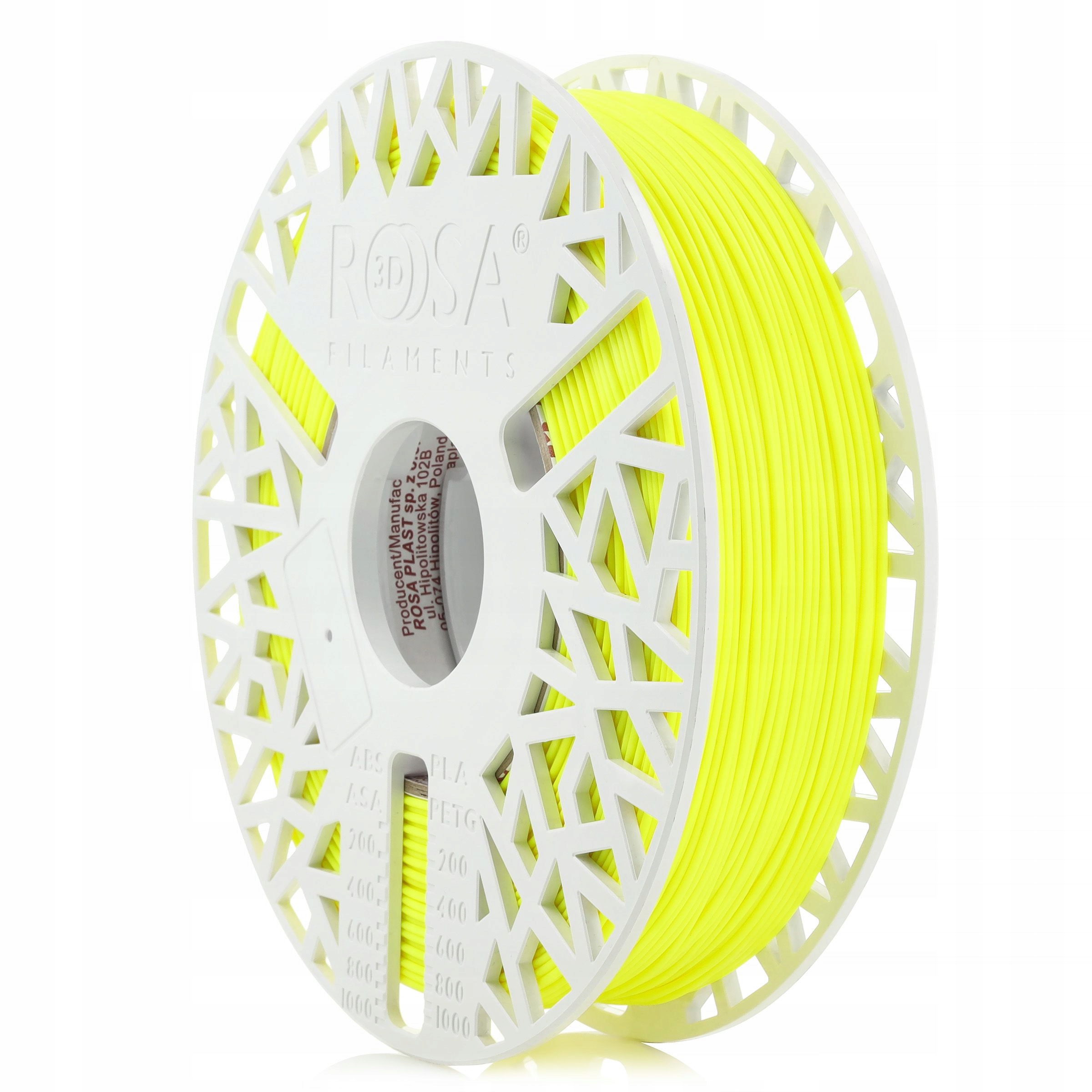 Filament ROSA 3D TPU-LW Żółty (YELLOW)
