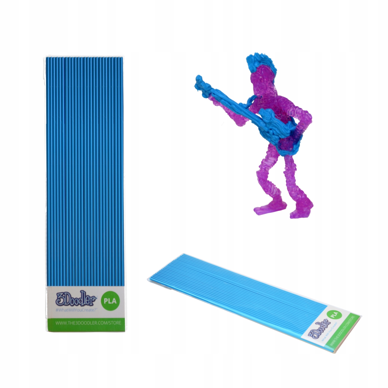 Filament 3Doodler PLA Niebieski (BLUE)