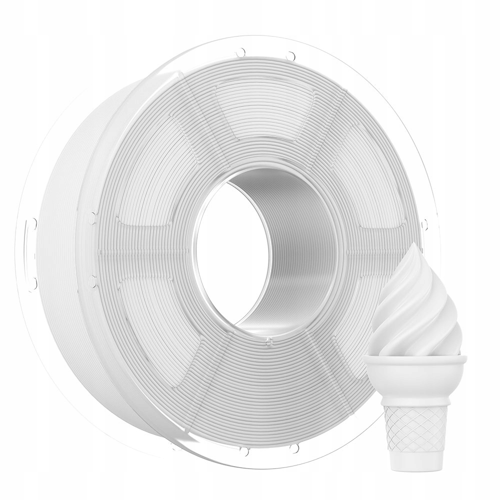 Filament MECPOW PLA Plus Biały (WHITE)