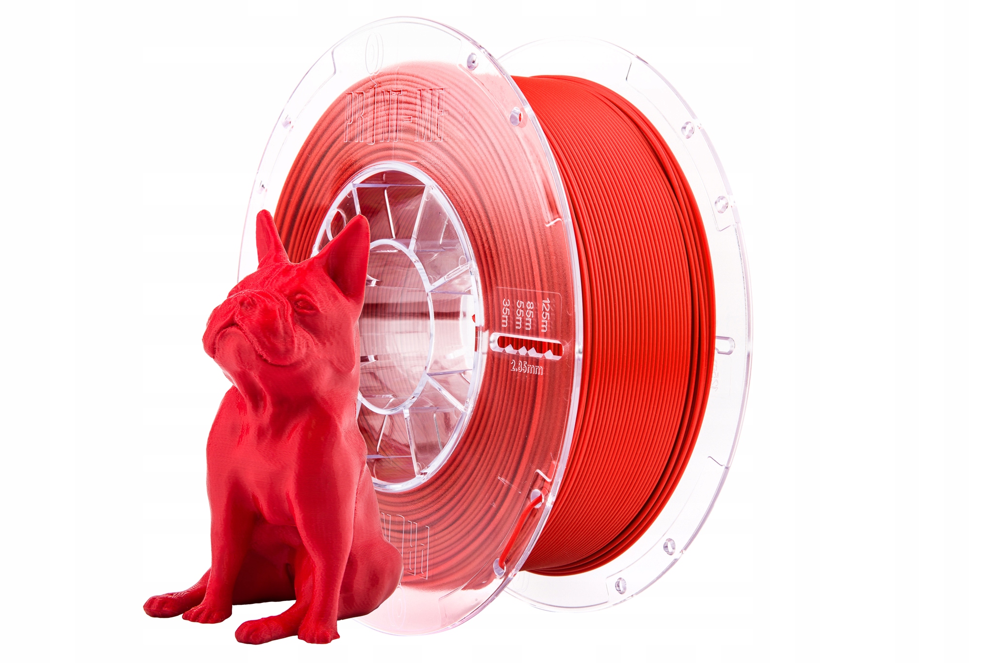 Filament Print me PLA Czerwony (RED)