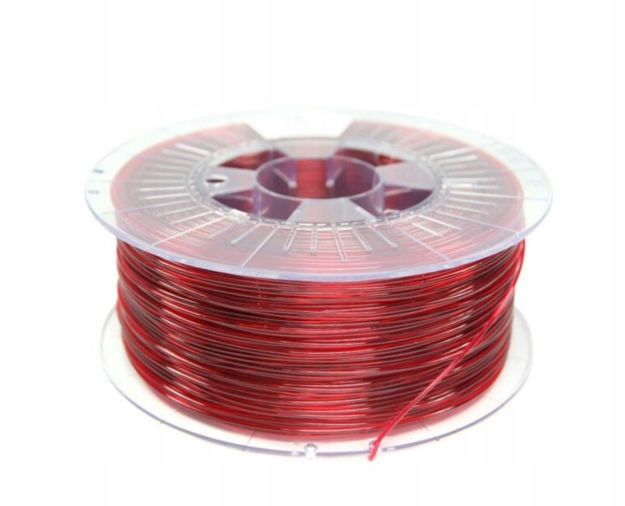 Filament Creality PETG Czerwony Przezroczysty (RED TRANSPARENT)