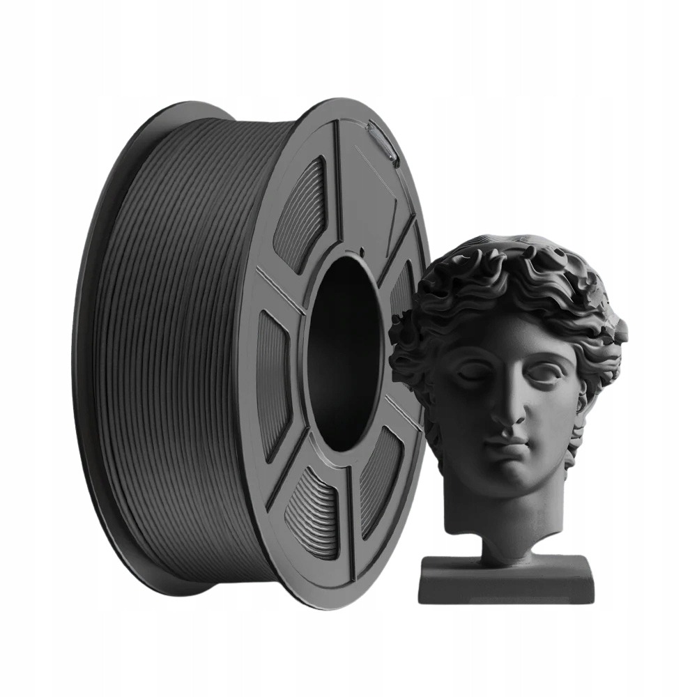 Filament SUNLU PLA Czarny Matowy (BLACK MATTE)