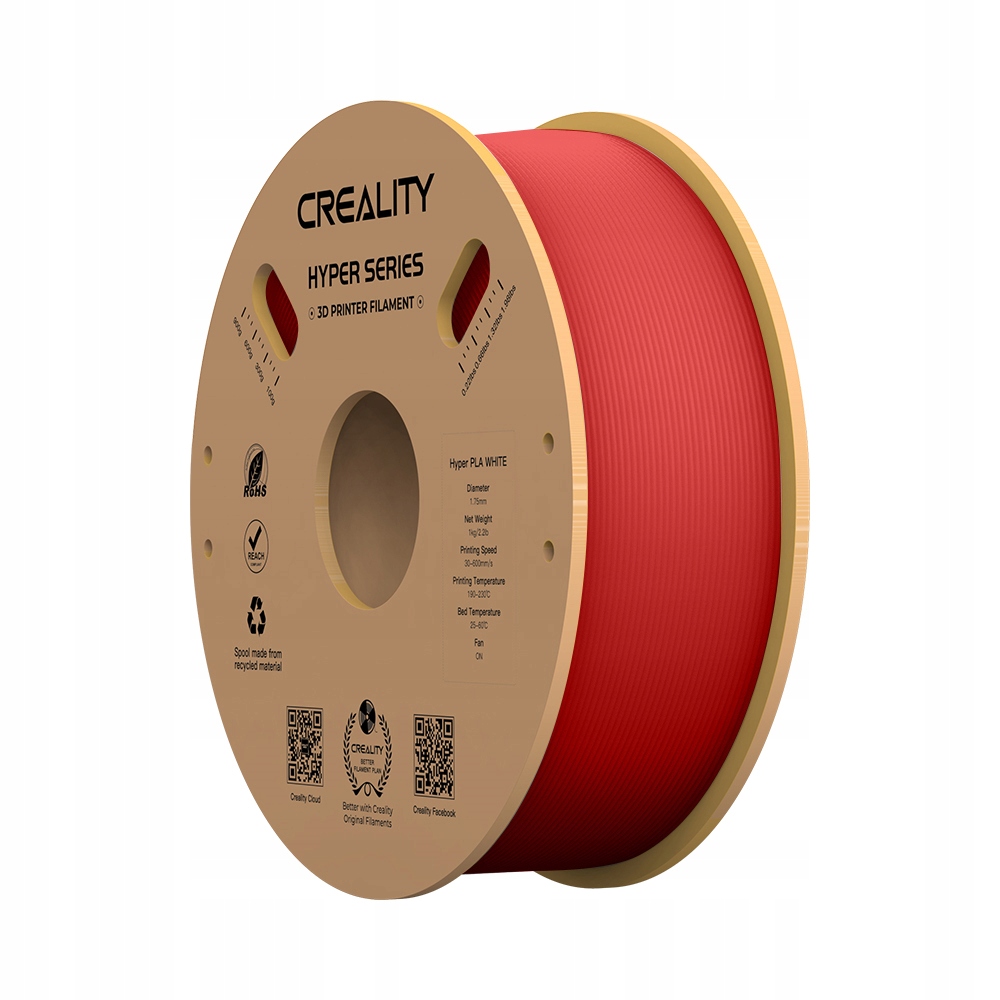 Filament Creality PLA High-Speed Czerwony Matowy (RED MATTE)