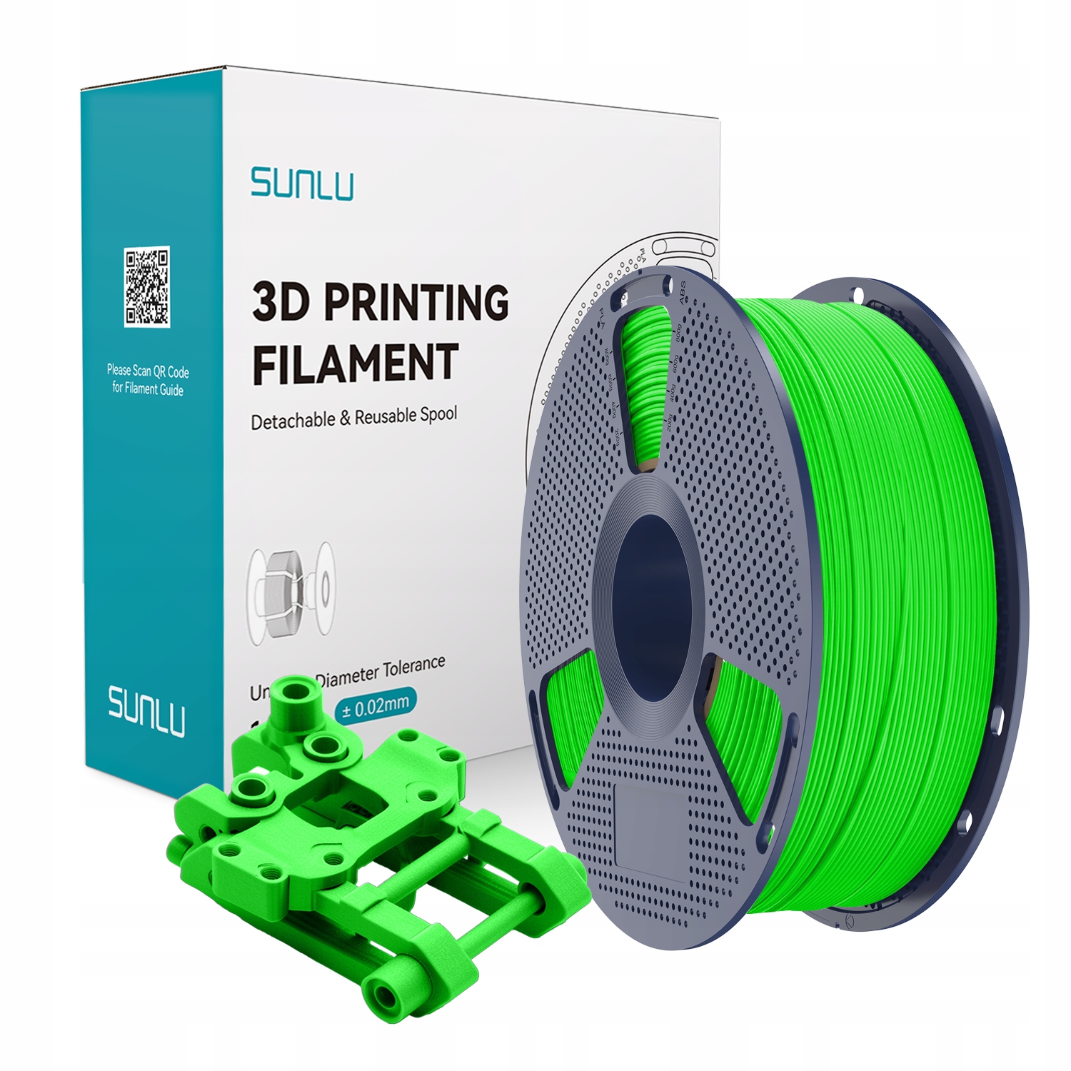Filament SUNLU ABS Zielony (GREEN)