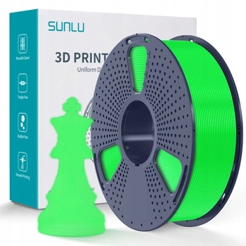 Filament SUNLU PETG Zielony Świecący w ciemności (GREEN GLOW)