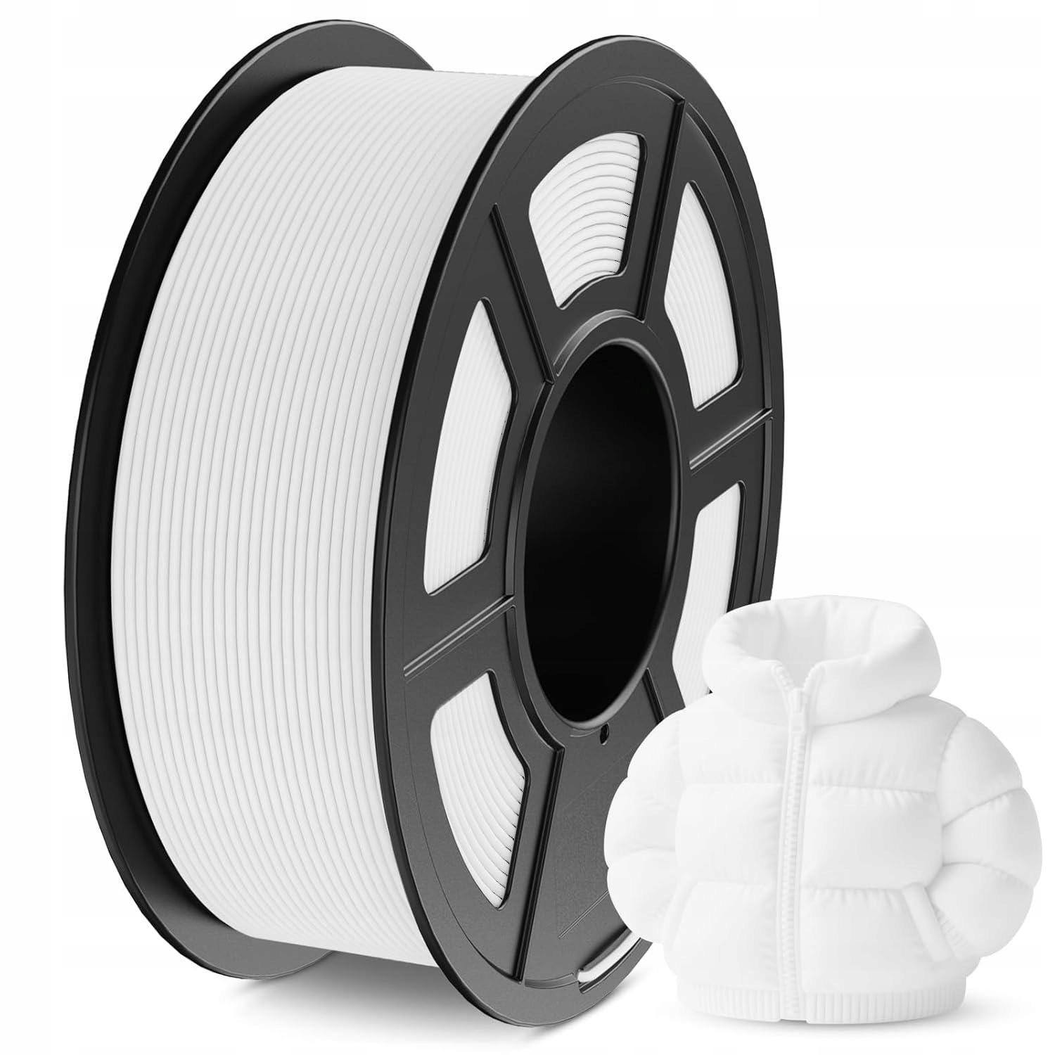 Filament null PLA Plus Biały Matowy (WHITE MATTE)