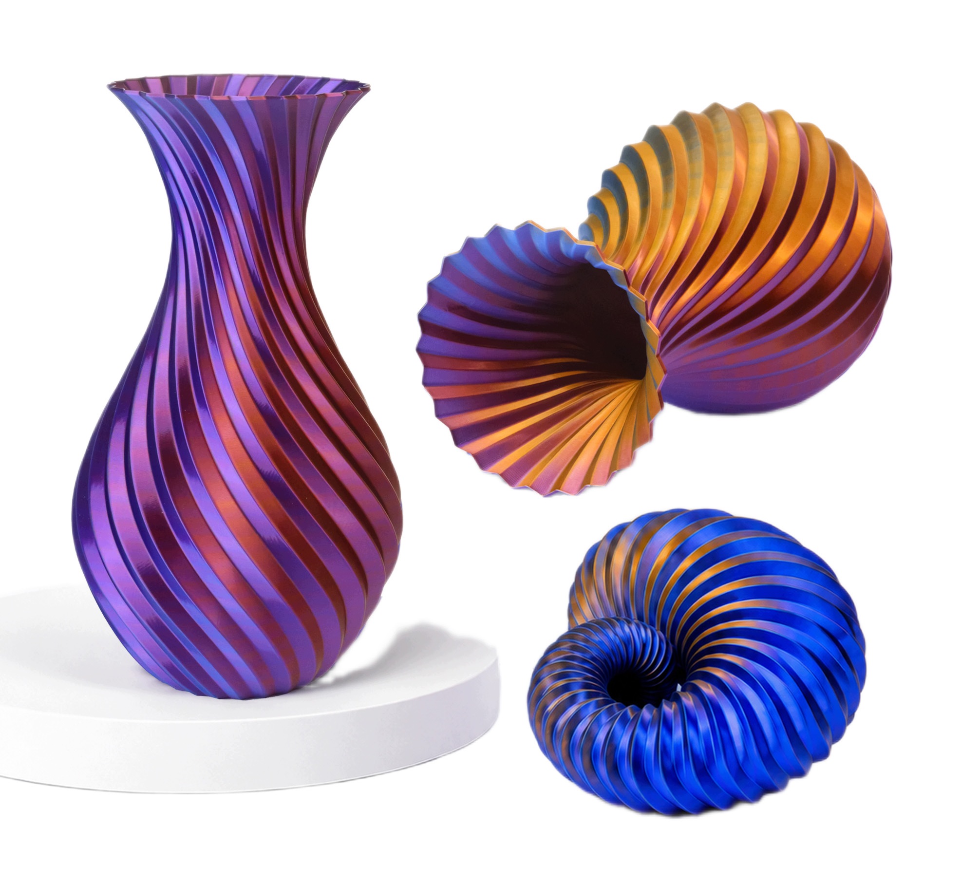 Filament null PLA Plus  Tęczowy Jedwabny (RAINBOW SILK)