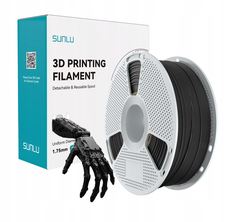 Filament SUNLU NYLON (PA) Czarny (BLACK)
