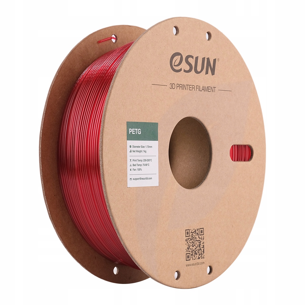 Filament eSUN PETG Czerwony (RED)