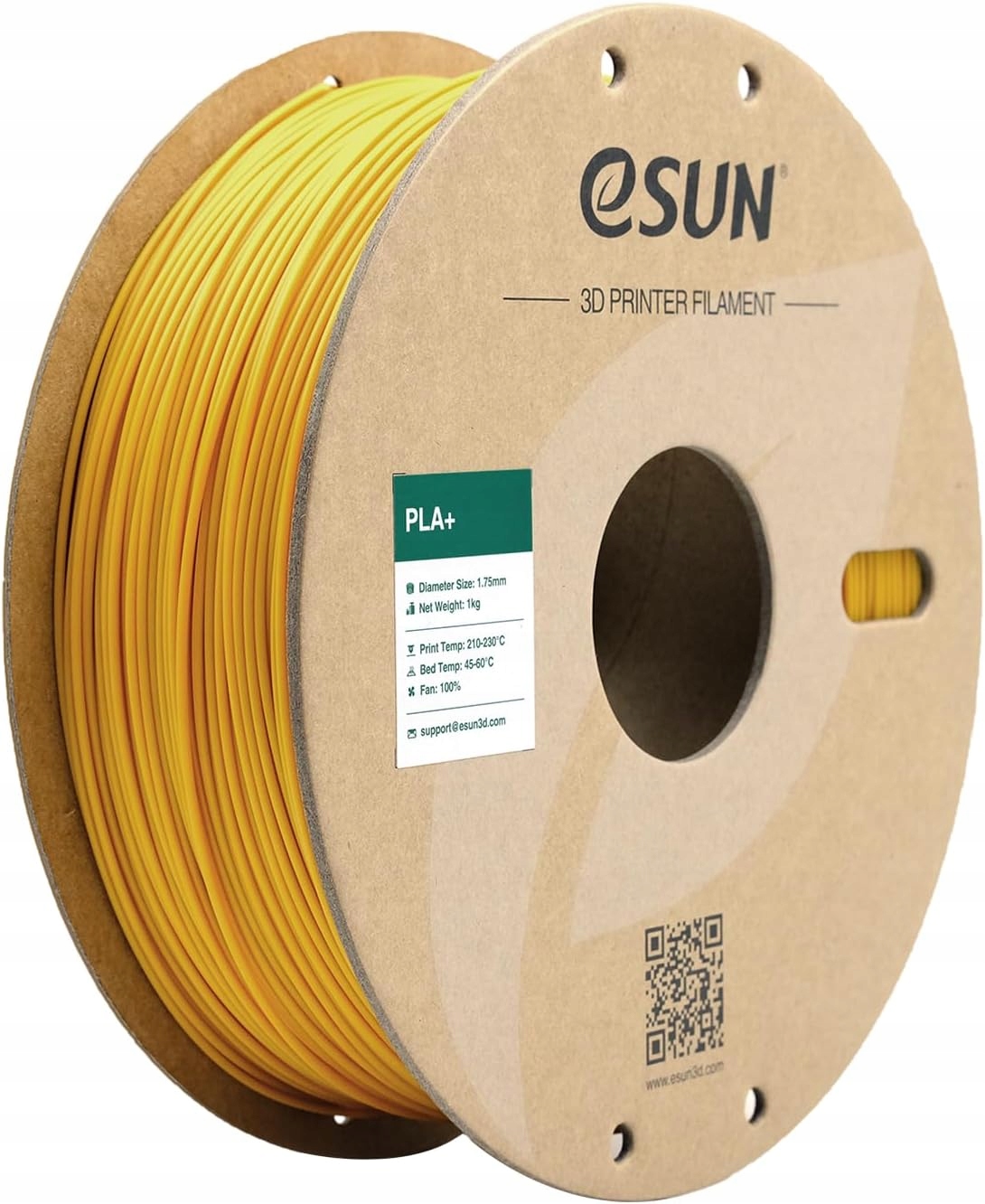 Filament eSUN PLA Plus Żółty (YELLOW)
