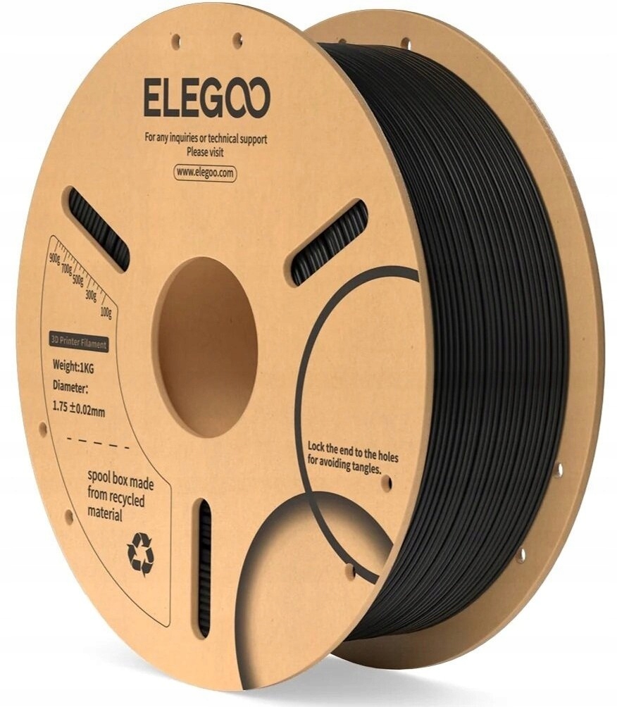 Filament Elegoo PLA Czarny (BLACK)