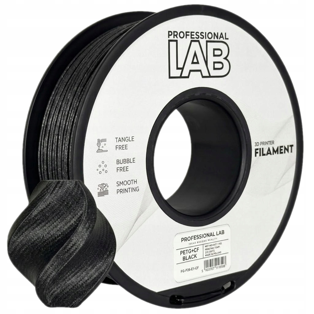 Filament Imagine PETG-CF Plus Czarny (BLACK)