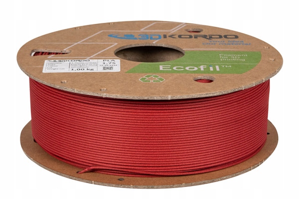 Filament null PLA Czerwony (RED)