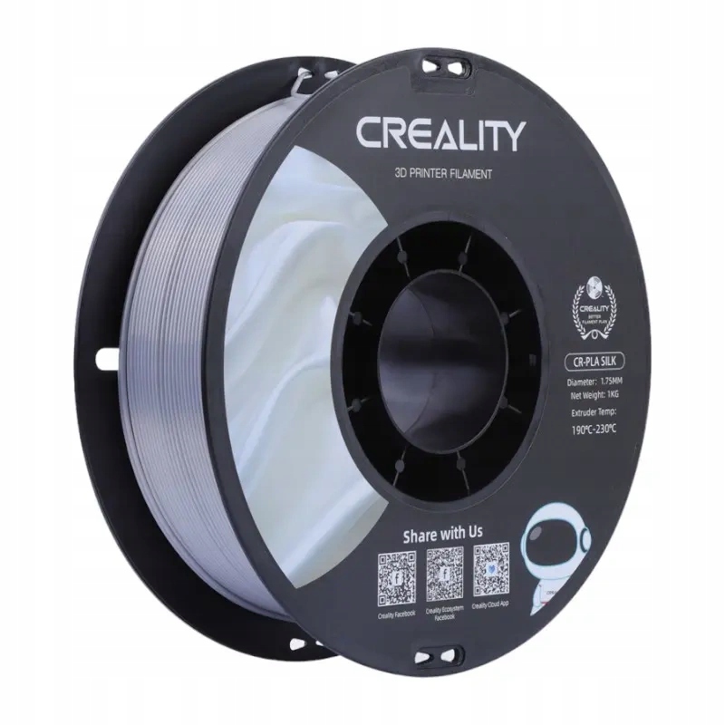 Filament Creality PLA Srebrny Jedwabny (SILVER SILK)
