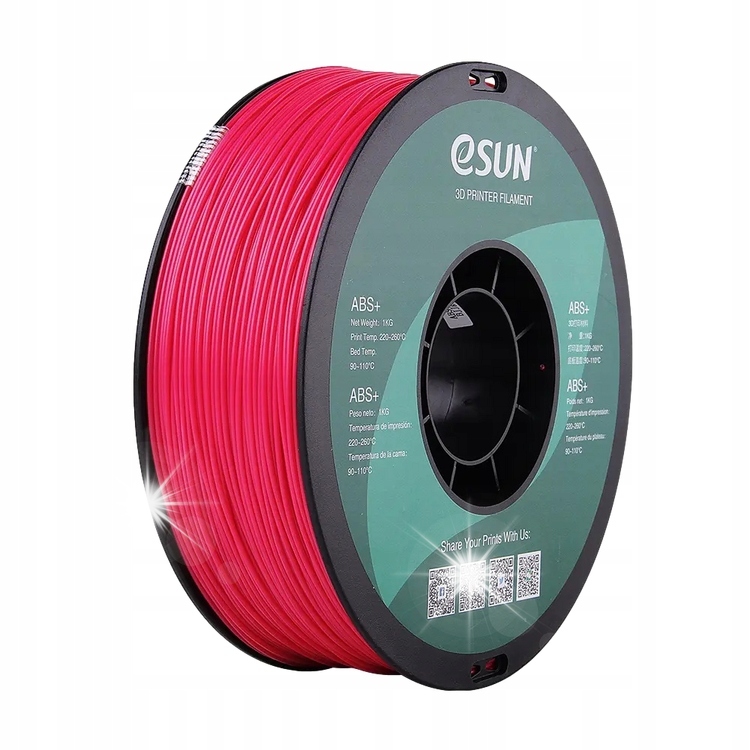 Filament eSUN ABS Plus Różowy (PINK)