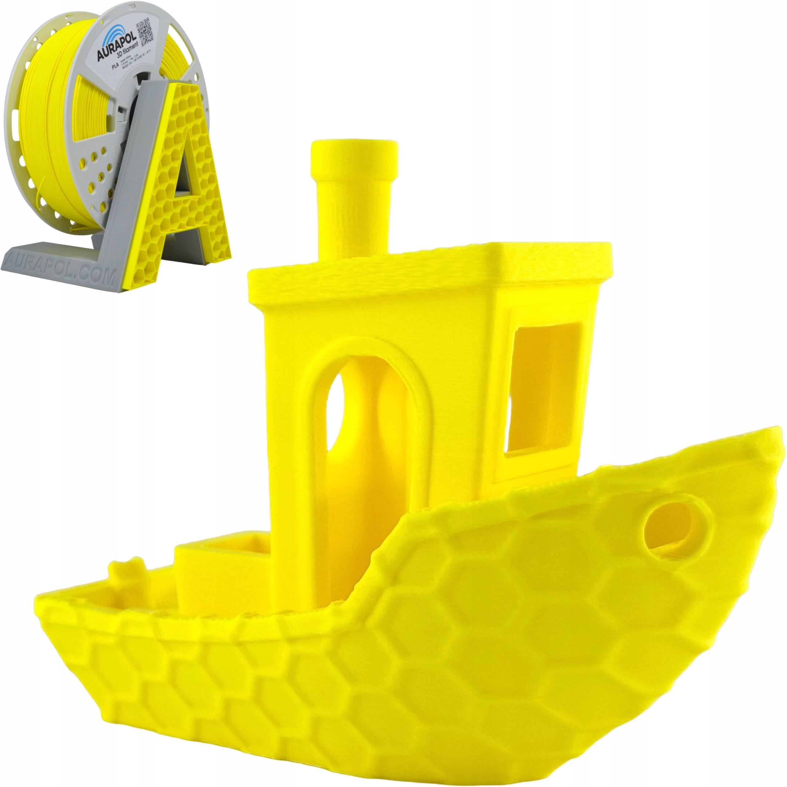 Filament Aurapol PLA Żółty (YELLOW)