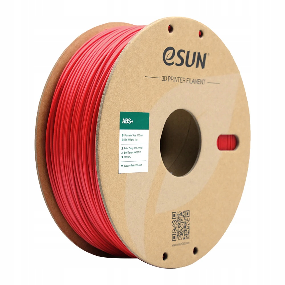 Filament eSUN PETG High-Speed Czerwony Przezroczysty (RED TRANSPARENT)