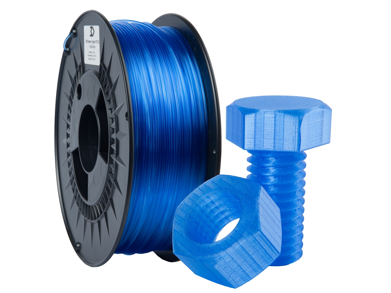 Filament 3DPower PC Niebieski Przezroczysty (BLUE TRANSPARENT)