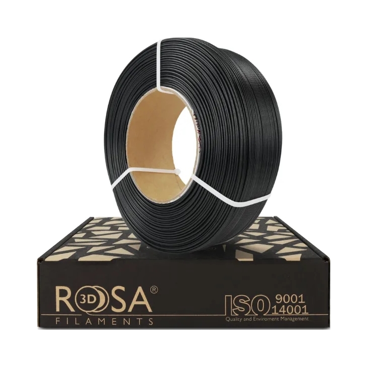 Filament ROSA 3D PET Czarny (BLACK)