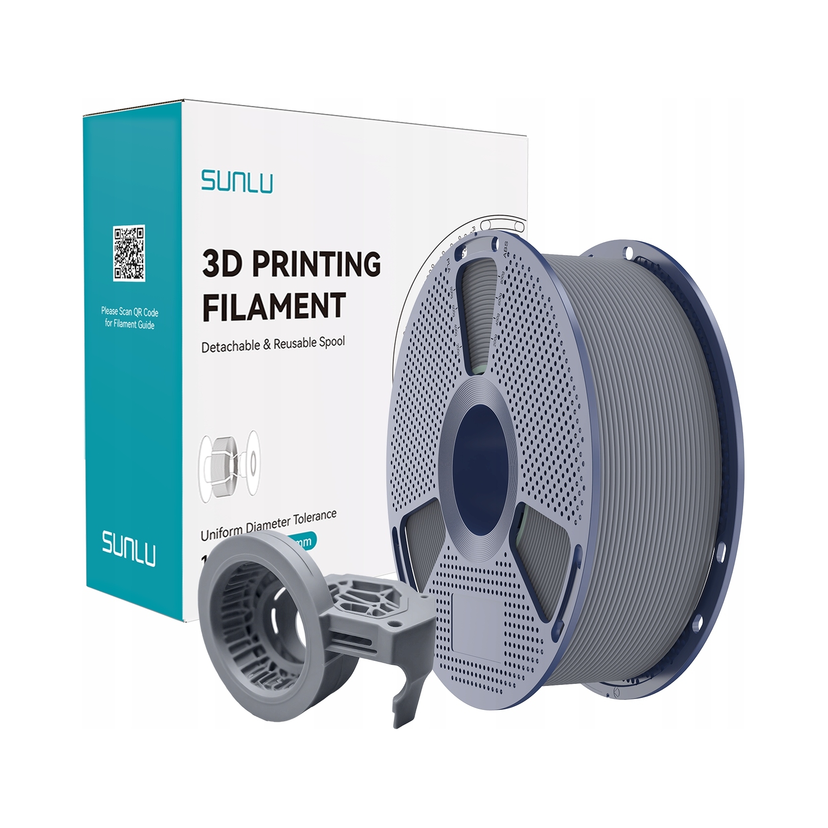 Filament SUN PETG High-Speed Szary Matowy (GRAY MATTE)