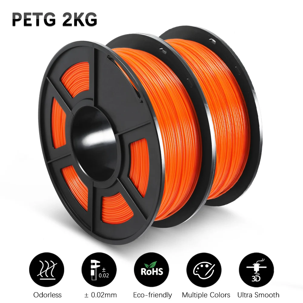 Filament SUNLU PETG Pomarańczowy (ORANGE)