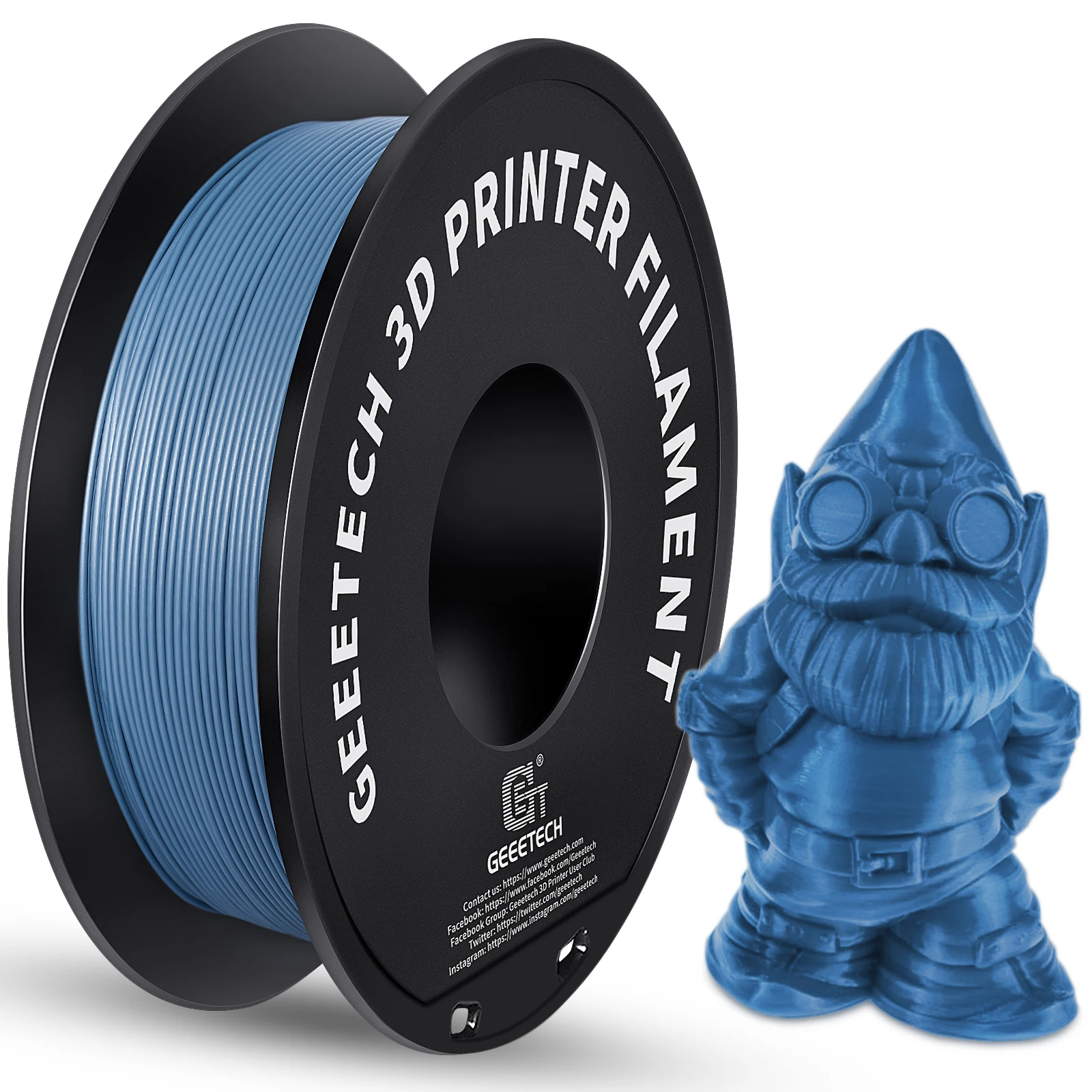Filament GEEETECH PLA Niebieski Matowy (BLUE MATTE)